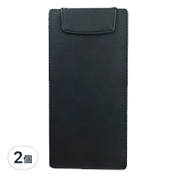 ABEL 力大牌 皮質帳單夾  黑色  2個