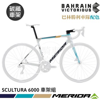 《MERIDA》碳纖車架組 斯特拉 SCULTURA 6000 美利達 巴林勝利車隊配色 車架/公路車/單車組裝