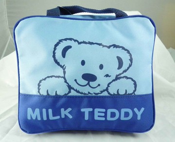 【震撼精品百貨】MILK TEDDY  泰迪熊   方形後背包 藍&黃 (共二款) 震撼日式精品百貨