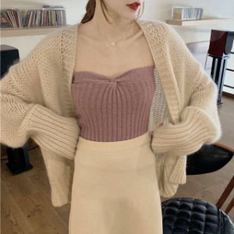 ドルマン カーディガン 大きいサイズ カーディガン 秋冬 レディース 長袖 ざっくり ミルクティーカラー フェミニン ゆったり 通販 Lineポイント最大4 0 Get Lineショッピング