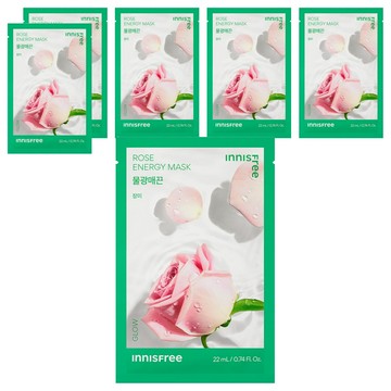 INNISFREE 台灣公司貨 我的真萃能量面膜 玫瑰 22ml  1片  6片