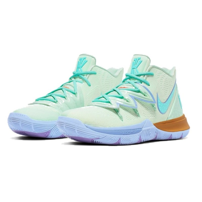 ナイキ メンズ カイリー５ スポンジボブ Nike Kyrie 5 Iv バッシュ Spongebob Squidward Frosted Spruce Aluminum 高額レア 通販 Lineポイント最大0 5 Get Lineショッピング