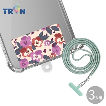 TRON iPhone 11紅色粉色防摔 手機 掛繩 手機殼