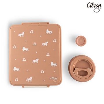 【Citron】餐盒三件組_彩虹獨角獸