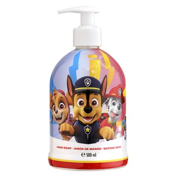 Paw Patrol 汪汪隊 西班牙溫和防護洗手液體皂  前調:蘋果蛋糕、西瓜、藍莓 +  中調:西瓜、鳶尾花、玫瑰 + 後調:麝香、琥珀、香草、焦糖  500ml  1瓶