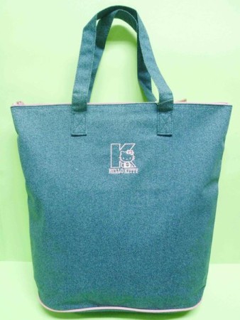 【震撼精品百貨】Hello Kitty 凱蒂貓~KITTY手提袋肩背包『牛仔藍』