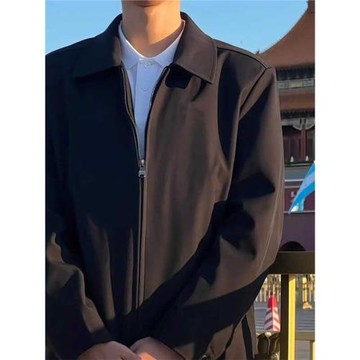 春夏廳里廳氣行政夾克男修身年輕公務員cleanfit外套成熟穩重男裝