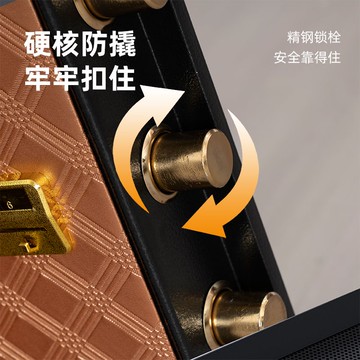 店長推薦 免運 保險柜家用辦公小型單門60全鋼加厚保險箱智能指紋wifi防盜保管箱 可開立發票