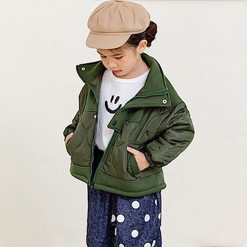 OB嚴選-波紋鋪棉雙口袋內刷毛外套