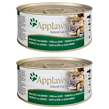 Applaws 愛普士 貓罐 鮪魚紫菜 肉含量最高75%  海鮮  70g  2罐