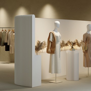 十八紙｜輕廊紙牆 高200cm×寬35cm×長500-600cm