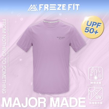 立體字母格狀透氣涼感T