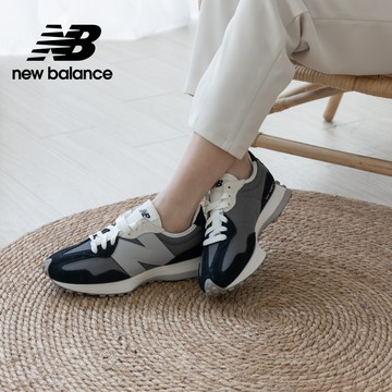 【New Balance】 NB 復古鞋_中性_灰白黑_U327LNB-D楦 327
