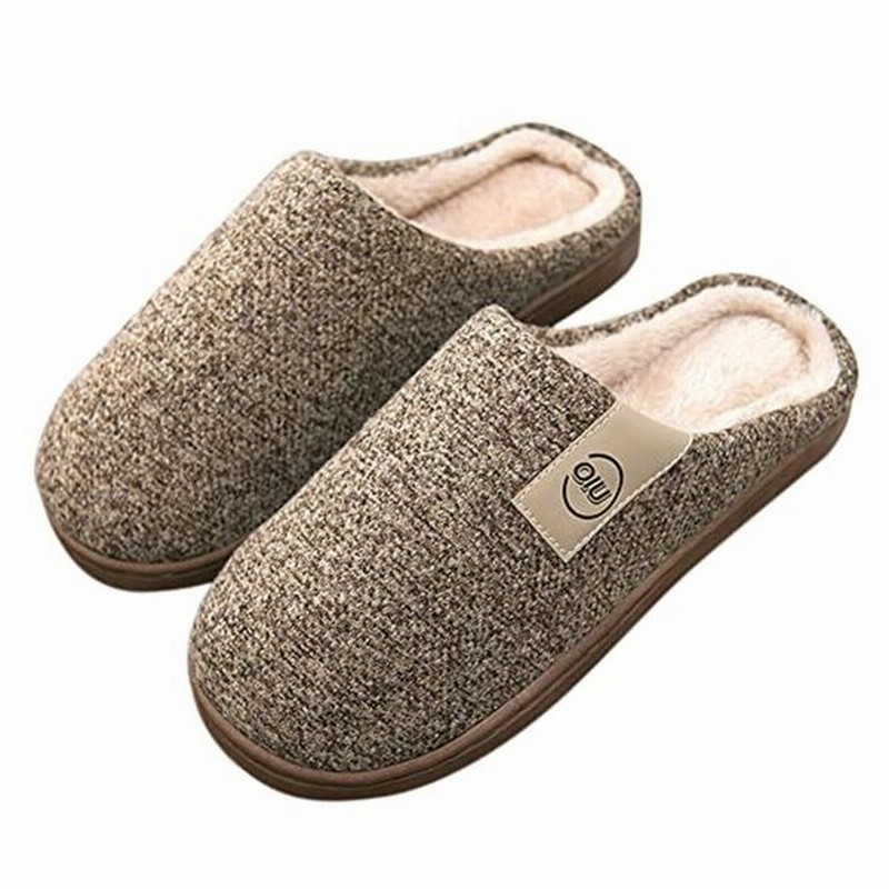 Euyqs 冬用スリッパ 暖かいサンダル メンズ 室内履き 防寒 静音 あったかスリッパ 通販 Lineポイント最大get Lineショッピング