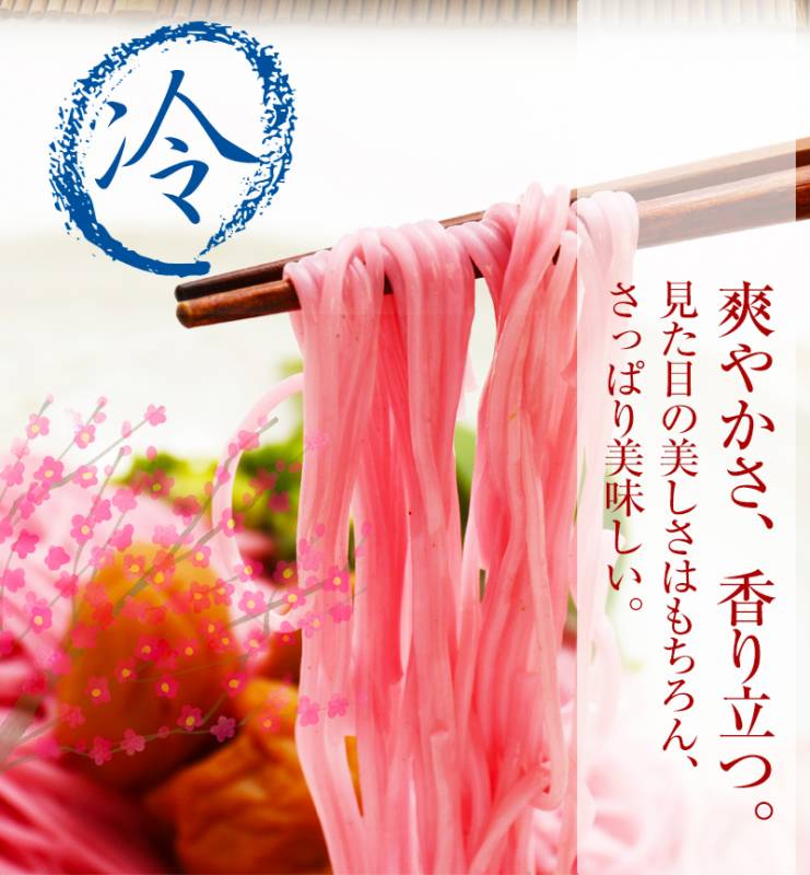 紀州手延べ 梅そうめん たっぷり1kg（250g×4袋）  和歌山県産南高梅を練り込んだ 暑い夏につるっと、さっぱり美味しい素麺！ネコポス便 sum