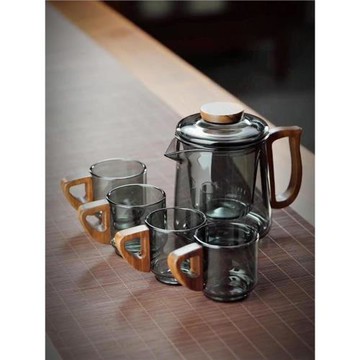 全度玻璃茶壺過濾沖茶器泡紅茶沏綠茶加厚耐高溫茶水分離煮茶茶具