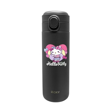 WOKY x SANRIO 輕芯鈦瓷彈蓋保溫瓶 450ml (復刻豹紋Kitty/大耳狗)