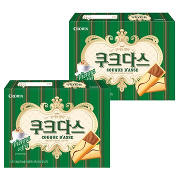 COUQUE D'ASSE 咖啡薄燒夾心餅  128g  2盒