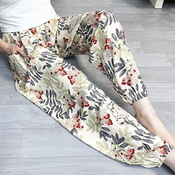 【韓國K.W.】KD3313韓國專櫃級朦朧之夜柔棉稠家居褲睡褲(女睡衣/家居服/長褲/運動)