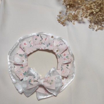 慕櫻。花邊項圈 - 粉色丨貓兔狗 寵物領巾 項圈 頸圈