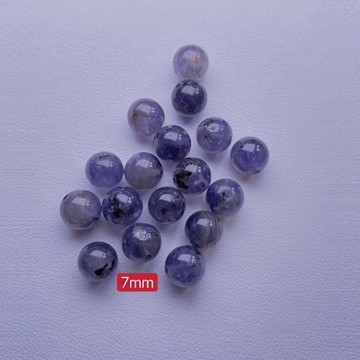 【肯爸水晶嚴選】菫青石/堇青石/全孔/隔珠/配珠/材料珠/DIY/單顆/單珠/飾品/水晶/天然/正能量/文創飾品