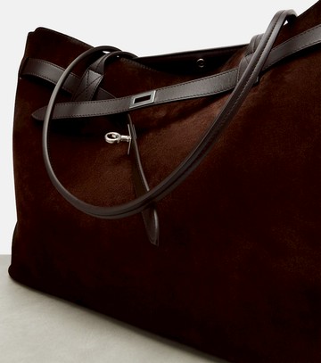 Balenciaga Bel Air Large suede tote bag