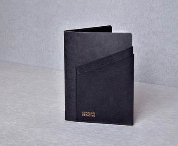 護照夾_極簡黑【可加購雷雕刻字】