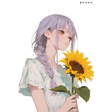 【8 月新品】07-139-0134 人物貼紙 簡約夏日女孩