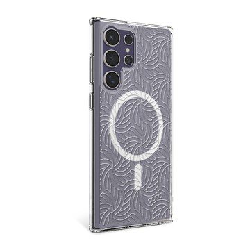 APBS Samsung S26/S25/S24/S23系列 浮雕感輕薄防摔磁吸手機殼-波波