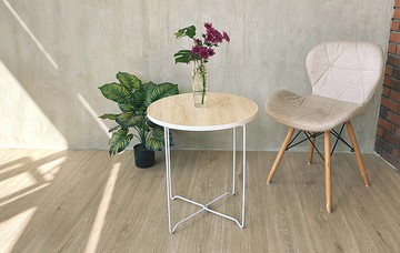 台灣製/優米/邊桌/好室計劃- ins 簡約風塑合板摺疊小邊桌