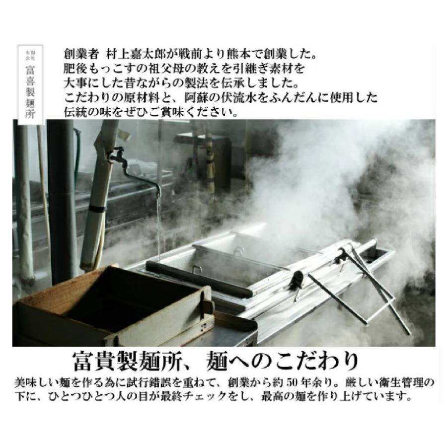 九州熊本の逸品　富貴製麺所　熊本とんこつラーメン　半生麺仕立て　2袋 4食入り 豚骨