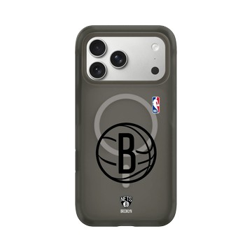 iPhone 17 Pro Max AirX 本質黑 - NBA - B&W-布魯克林籃網 Brooklyn Nets B&W - Light