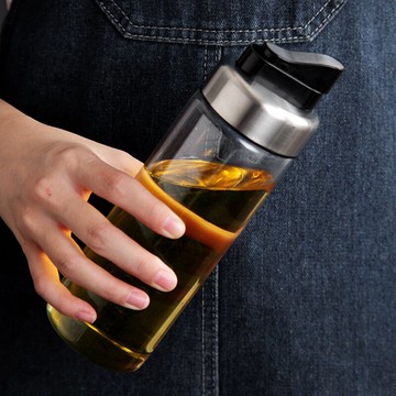 玻璃醬油瓶香油壺家用調味醋瓶套裝自動開合防漏小號調料油罐