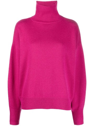 ISABEL MARANT - roll-neck cashmere jumper - women - Cashmere - 36 - Pink