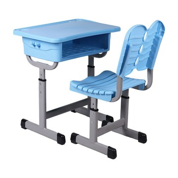 定制中小學教室課桌椅單人兒童升降學習課桌培訓機構書桌組合套裝[DD100109]