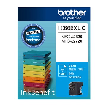 BROTHER LC665XL C原廠 高容量 藍色墨水匣 LC665