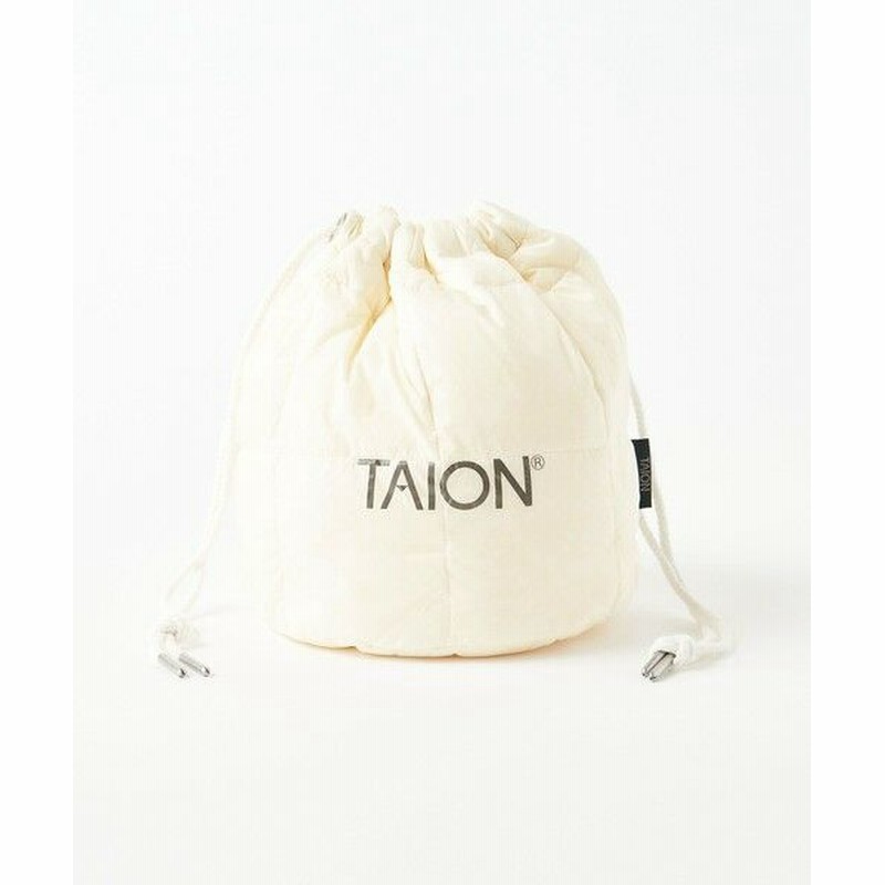 Beauty Youth United Arrows ビューティ ユース ユナイテッドアローズ Taion タイオン Drawstring Downbag バッグ Off White Free 通販 Lineポイント最大1 0 Get Lineショッピング
