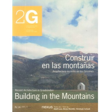 2G No. 14 - Building in the Mountains 絕版英文設計書 [建築人設計人的店-上博圖書]
