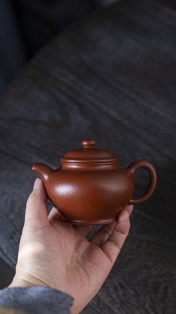 送禮紫砂壺茶壺掇只 全手工 200cc 原矿极品30目粗砂朱泥 泥料正