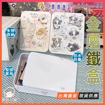 台灣現貨🔥金屬鐵盒 馬口鐵盒 小卡收納盒 吧唧收納盒 貼紙收納盒 收納盒 收納鐵盒 餅乾盒 禮盒 包裝盒 發票盒 追星