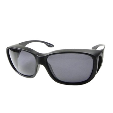 【Docomo】可包覆式Polarized偏光套鏡 頂級偏光鏡片 抗UV400首選(加大型設計 配戴超舒適)