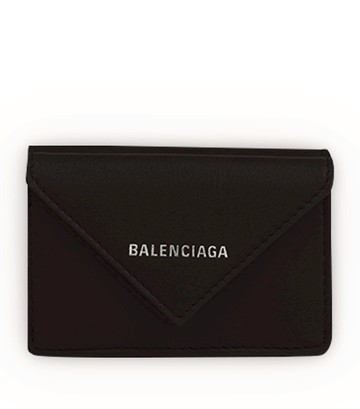 Balenciaga Mini Leather Papier Wallet