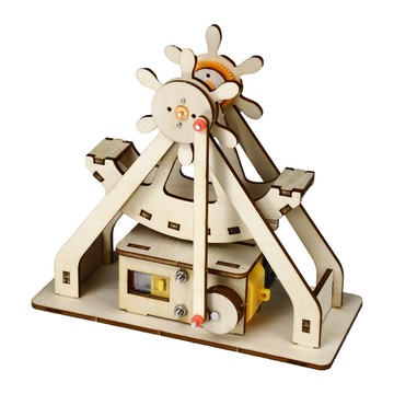 「連星科學小實驗」科技小製作小發明海盜船 兒童小學生手工材料益智教具