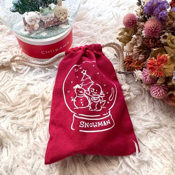 Shine原創可愛水獺聖誕節收納袋束口袋