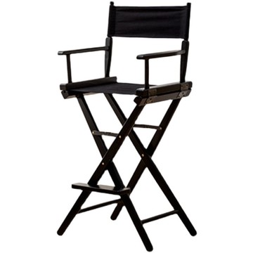 附發票 網紅拍照小香椅子實木折疊導演椅戶外帆布靠背休閑椅吧臺椅展會椅353S 快速出貨