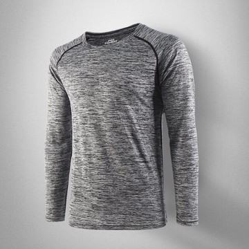 運動速干衣長袖t恤男士跑步上衣健身籃球訓練服投籃夏季短袖寬松