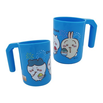 吉伊卡哇-PP牙刷杯-藍-280ml-4入