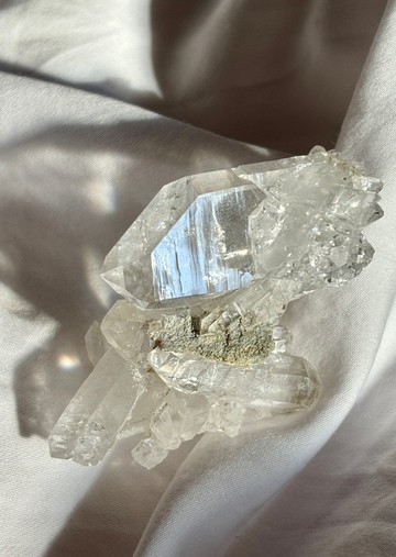 巴基斯坦 喜馬拉雅 縫合水晶 白水晶簇 高冰透 縫合水晶 天然原石
