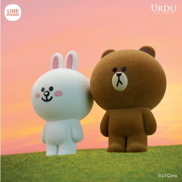 【野獸國】LINE FRIENDS 熊大兔兔 植絨系列 盲盒套組(6入)｜URDU