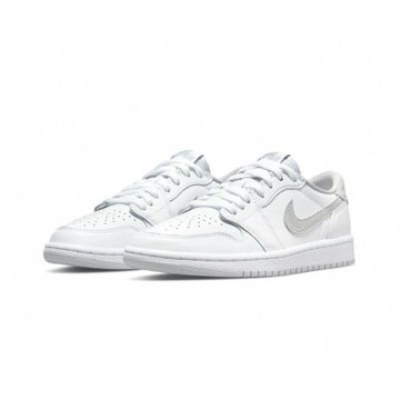 W Nike Air Jordan 1 Low OG 灰白 百搭 麂皮 經典 女鞋 CZ0775-100